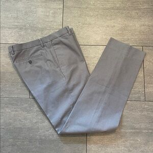 Banana Republic Gray Non-Iron Modern Slim Fit Pant 33x34